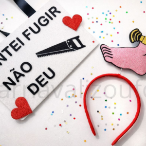 Tiara Pé e Placa Tentei Fugir Não Deu