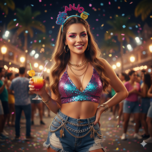 Tiara de Carnaval 99% Anjo