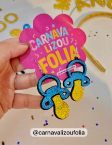 Brincos Divertidos e Criativos. Modelos Temáticos Perfeitos para Festas, Carnaval e Looks Estilosos