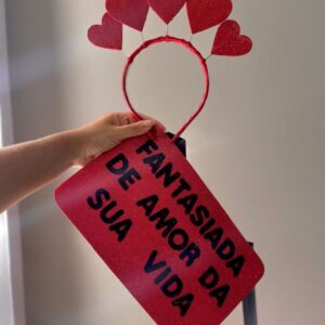 Kit Carnaval - Fantasiada De Amor Da Sua Vida