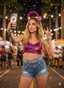 Tiara de Carnaval Blogueirinha