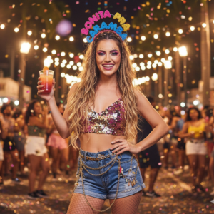 Tiara Bonita Pra Caramba De Carnaval