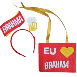Kit De Carnaval Eu Amo Brahma