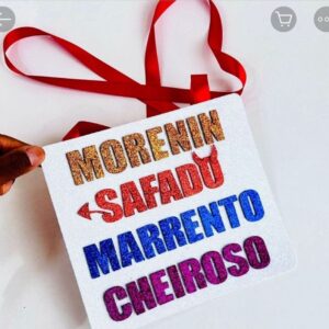 Plaquinha de Carnaval - Morenin